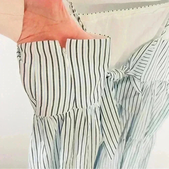 J. Crew Tie-Back Tiered Dress Stripe - Picture 5 of 11